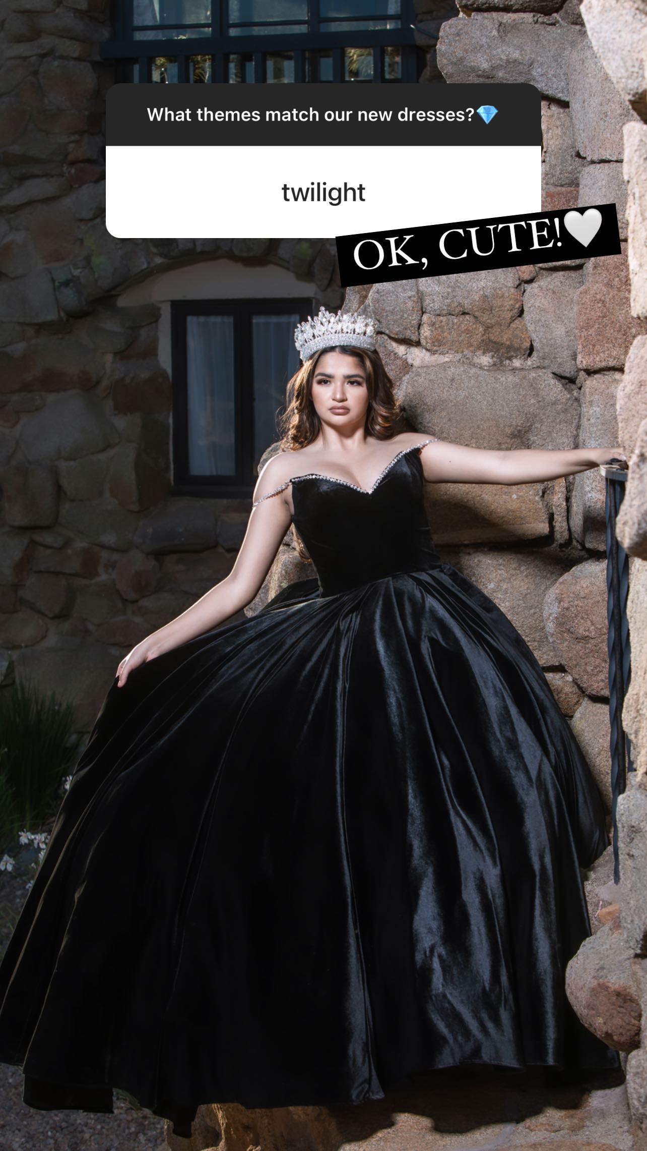M2K89331 | Iridescent Crystal Beaded Quinceañera Dress
