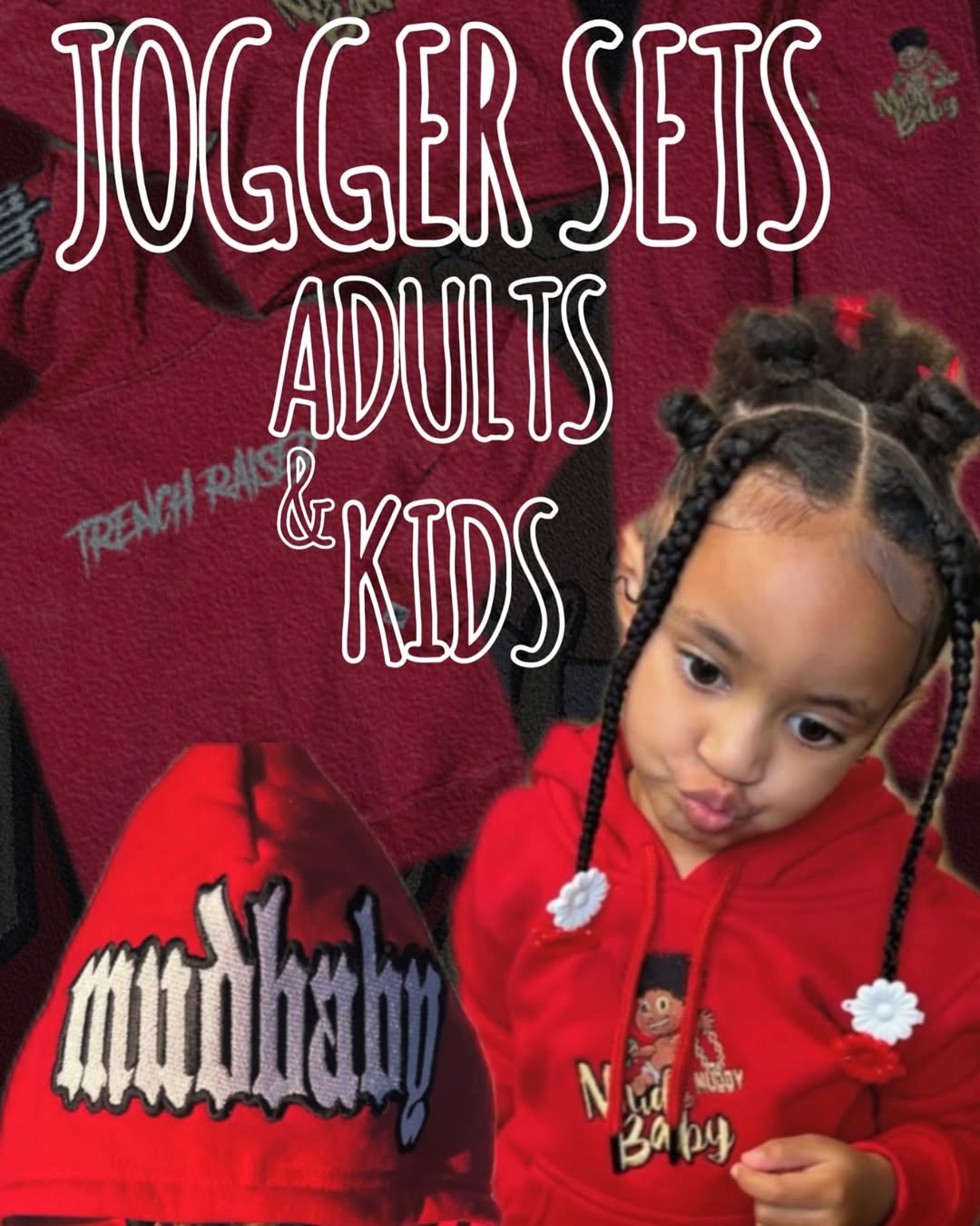 Mud baby trench made stacked suit