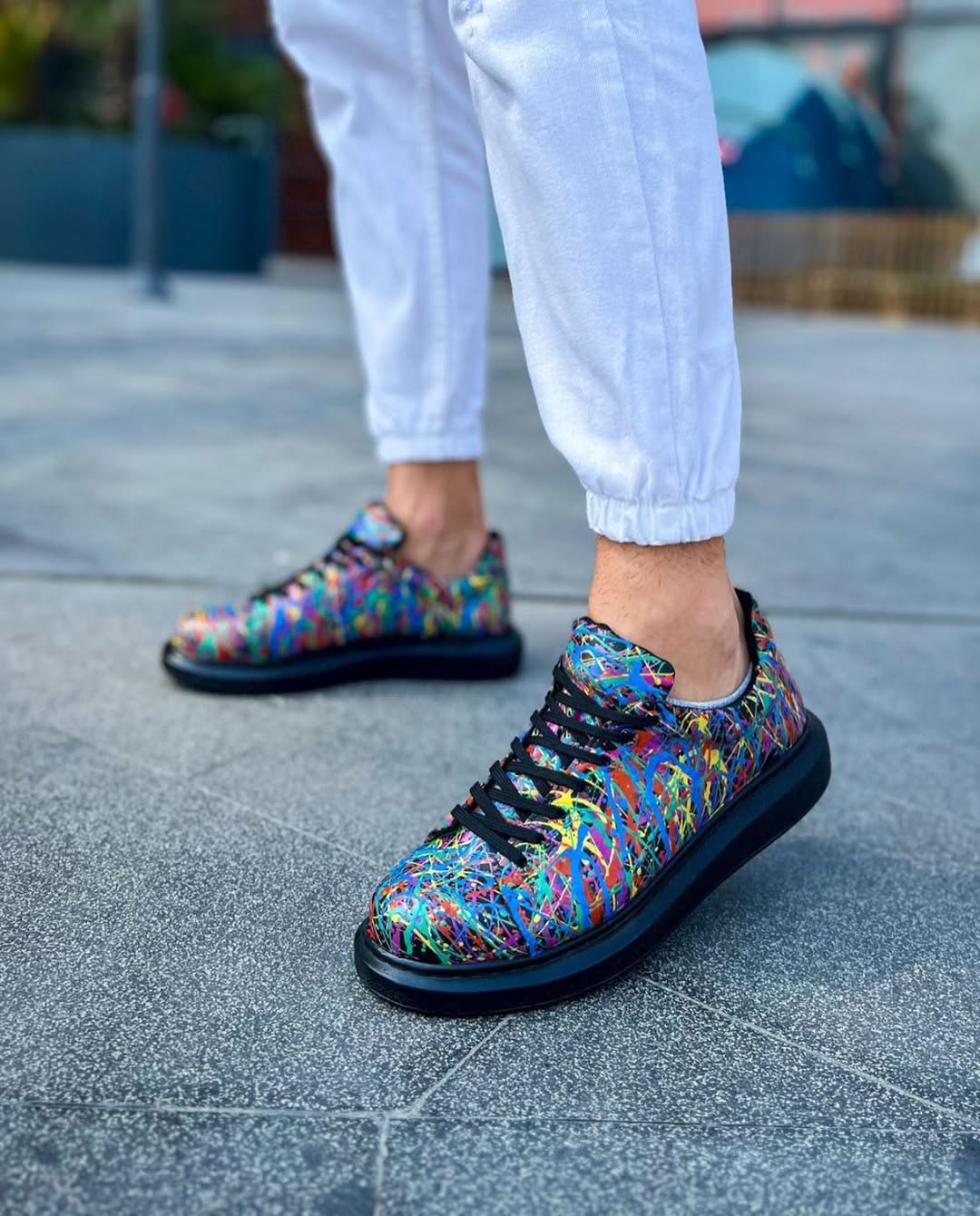 chekich blue drop sneakers