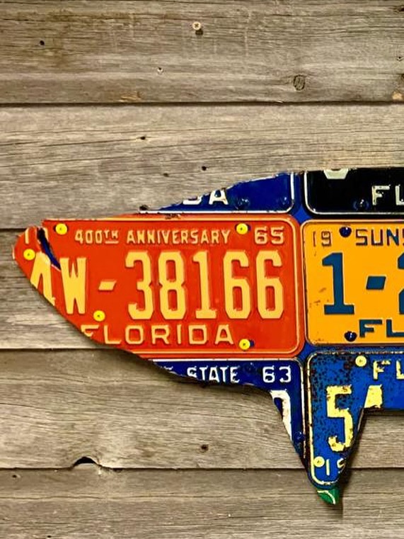 Antique Florida Snook License Plate Art– Cody's Fish