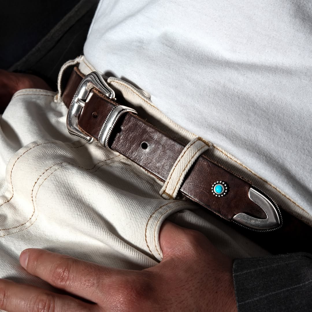 JYWDZSH Cintura Uomo Cintura Uomo Fibbie per Cintura Western Skull Cinture in Pelle da Cowboy in Metallo per Uomo Regalo, Come Mostrato, 100 Cm