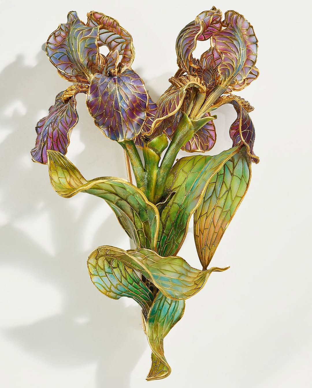 Macklowe Gallery | René Lalique Art Nouveau Enamel and 18K Gold