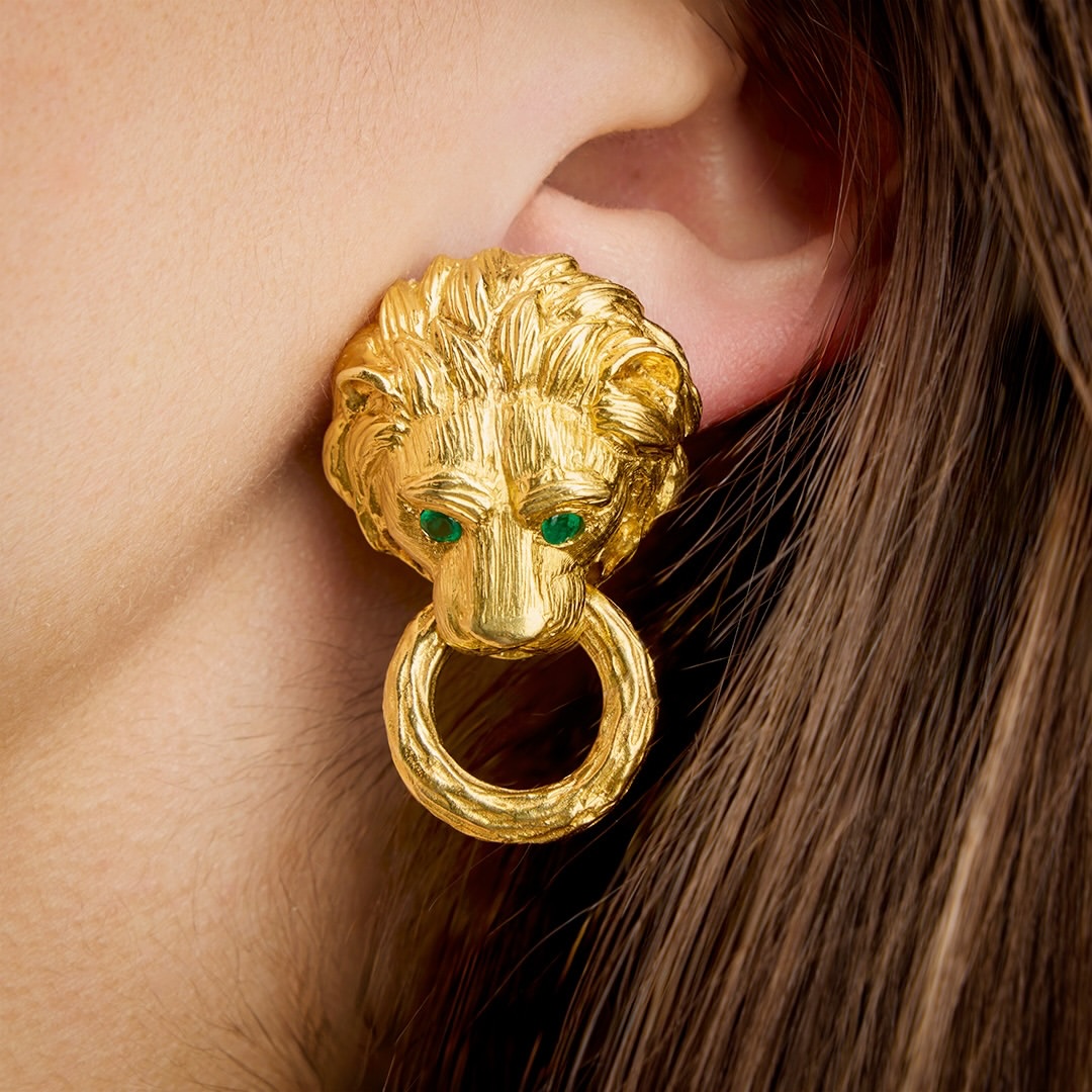 Macklowe Gallery | René Lalique Art Nouveau Enamel and 18K Gold