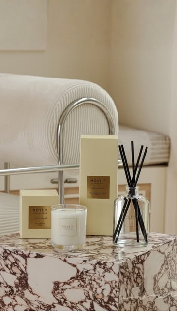 Jasmine, Amber & Saffron Mini Candle & Diffuser Gift Set | Moss St
