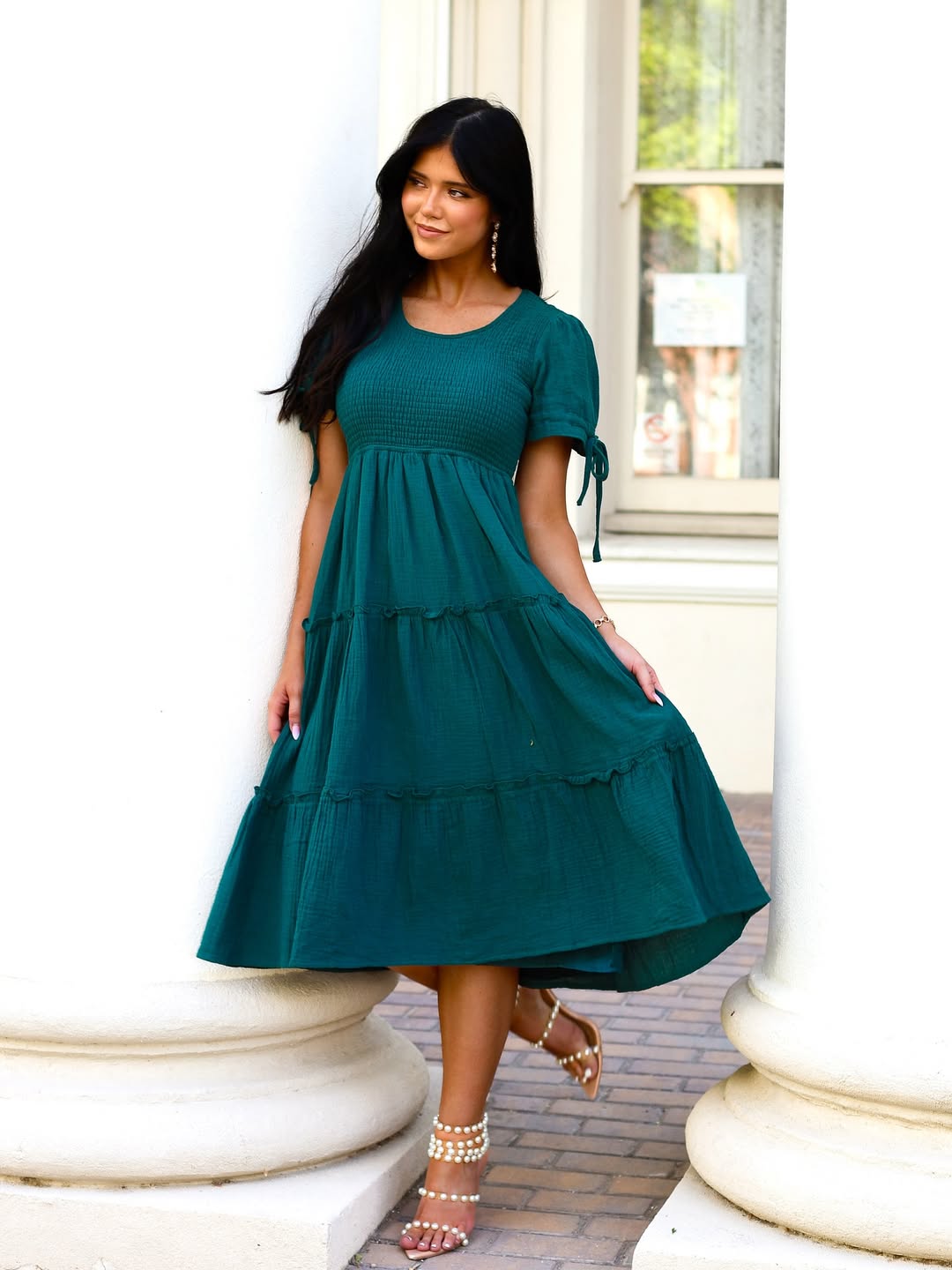 ANDRESD アンドレスド damask gather dress M Alexander by Daymor - 1060 Off-Shoulder Ruffled Skirt