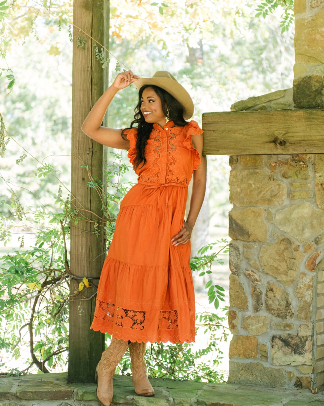 美品♡CARAMEL GINGER DRESS 8Y CARAMEL GINGER DRESS 8Y KIDS Caramel Ginger Girl's Dress - White