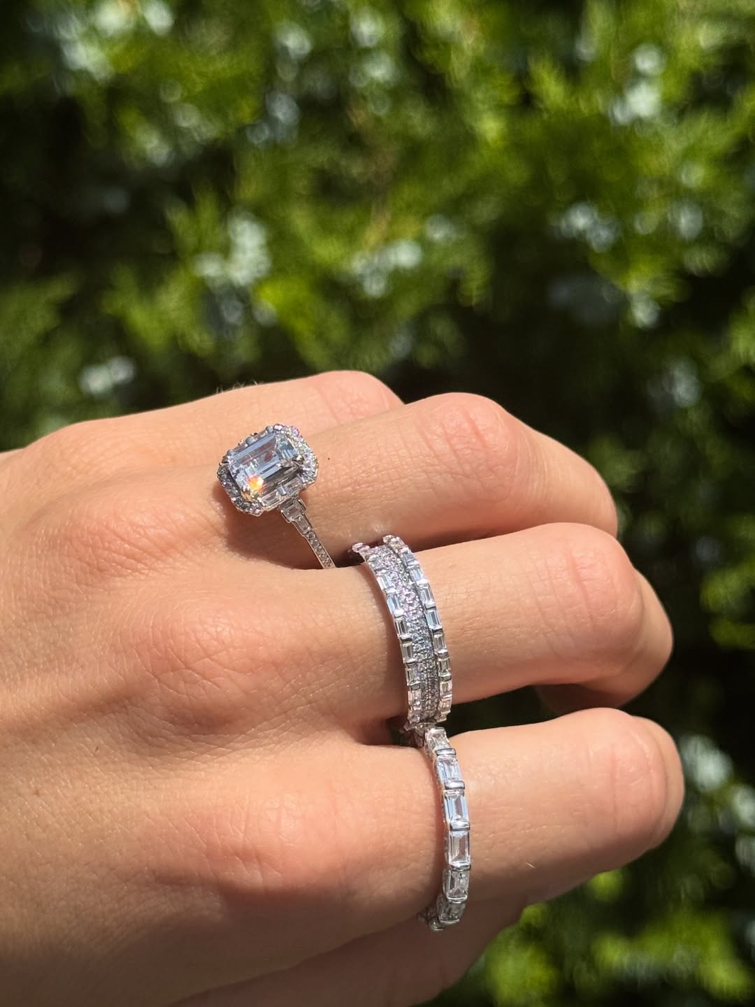 Suzy Levian Sterling Silver Pink Sapphire and Diamond Accent