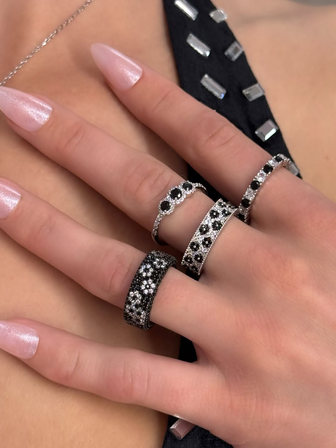 Suzy Levian 14K Rose Gold 0.40cttw Diamond Double Butterfly