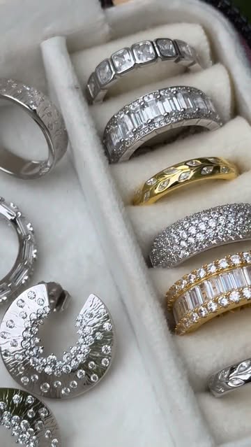 Suzy Levian Sterling Silver Baguette Cubic Zirconia Yellow Gold X