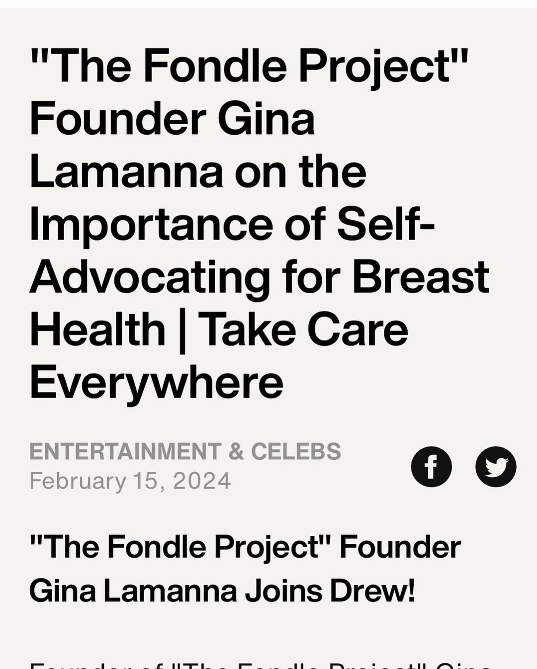 Instagram thefondleproject